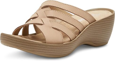 Eastland Women's Poppy Slide Sandal, Peach, 10 in Saudi Arabia