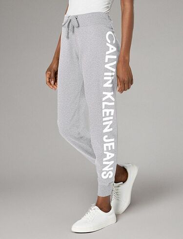 كالفن كلاين بنطلون رياضي مريح من الصوف للنساء بشعار العلامة التجارية in Kuwait