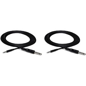 Hosa CMP-110 Mono Interconnect, 1/4 Inch TS to 3.5 mm TRS, 10 Feet in Kuwait