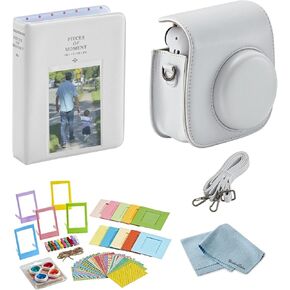 FujiFilm Accesories Pack, Includes Photo Album, Camera Case, Camera Strap, 60 Exposures Film Value Pack & Cleaning Cloth - Pastel Blue (Camera Not Included) in Kuwait