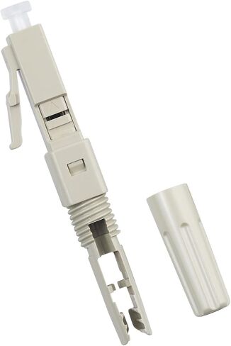 Duogalia-10 Pack LC UPC Single Mode Fiber Optic Cable Quick Connector Fast Connection Adapter for 0.9/2.0/3.0/2.0 * 3.0mm Fiber Round Cable(Blue) in Saudi Arabia