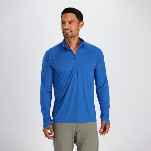 Outdoor Research Men’s Echo Quarter-Zip – Quick Drying Active Pullover Black in Saudi Arabia