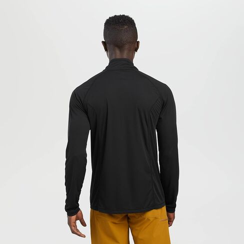 Outdoor Research Men’s Echo Quarter-Zip – Quick Drying Active Pullover Black in Saudi Arabia