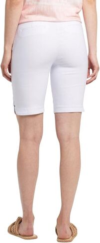 Tribal Women's Flatten IT Pull ON Short W/SNAP Slit, Deepblue, 0 in Saudi Arabia