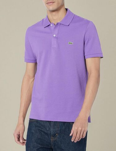 Lacoste Men's Classic Pique Slim Fit Short Sleeve Polo Shirt, BARDANE, Medium in Saudi Arabia