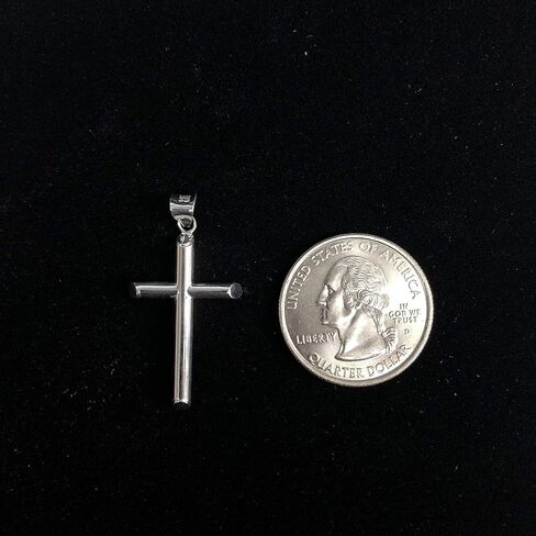 Ioka 14K REAL Gold Classic Cross Pendant Religious Charm For Necklace or Chain in Saudi Arabia