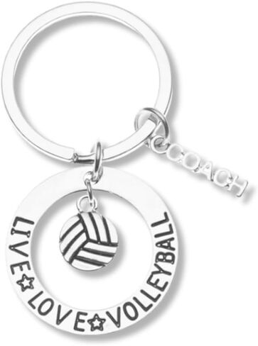 Volleyball Coach Keychain & Card Gift Set, Coach Gifts, Great Coach is Hard to Find But Impossible to Forget Coach Key Chain in Kuwait