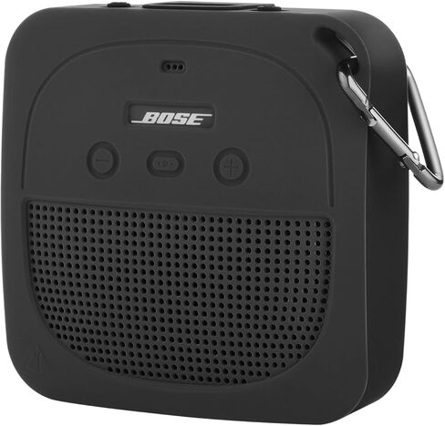 حافظة سيليكون TXEsign متوافقة مع سماعات Bose SoundLink Micro المقاومة للماء والمحمولة بتقنية البلوتوث، حافظة واقية مقاومة للصدمات أثناء السفر مع حلقة تسلق in Kuwait