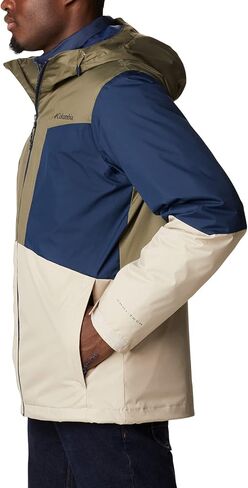 Columbia Men's Wallowa Park Interchange Jacket, Collegiate Navy/Shasta/Dark Mountain, Large in Saudi Arabia