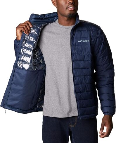 Columbia Men's Wallowa Park Interchange Jacket, Collegiate Navy/Shasta/Dark Mountain, Large in Saudi Arabia