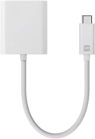 Monoprice USB-C to HDMI 2.0 Adapter - 4K@60Hz, Supports Up to 10Gbps Data Rate, USB 3.1 SuperSpeed, Compatible with MacOS, Windows, and Chrome OS, White - Select Series (Pack of 2) in Saudi Arabia