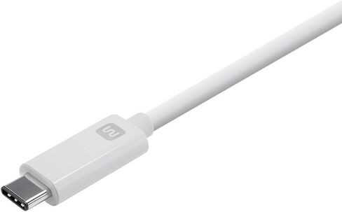 Monoprice USB-C to HDMI 2.0 Adapter - 4K@60Hz, Supports Up to 10Gbps Data Rate, USB 3.1 SuperSpeed, Compatible with MacOS, Windows, and Chrome OS, White - Select Series (Pack of 2) in Saudi Arabia