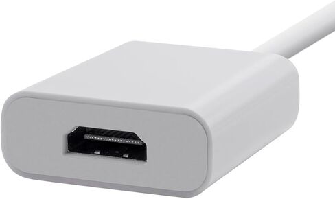 Monoprice USB-C to HDMI 2.0 Adapter - 4K@60Hz, Supports Up to 10Gbps Data Rate, USB 3.1 SuperSpeed, Compatible with MacOS, Windows, and Chrome OS, White - Select Series (Pack of 2) in Saudi Arabia