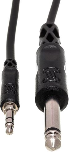 Hosa CMP-110 1/4" TS to 3.5 mm TRS Mono Interconnect Cable, 10 Feet in Saudi Arabia