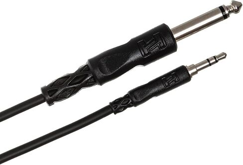 Hosa CMP-110 1/4" TS to 3.5 mm TRS Mono Interconnect Cable, 10 Feet in Saudi Arabia