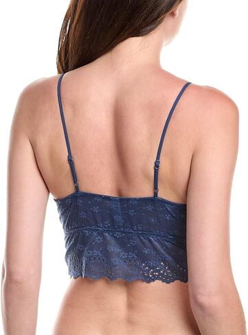 b.tempt'd by Wacoal Women's Inspired Eyelet Bralette, White, Medium in Kuwait