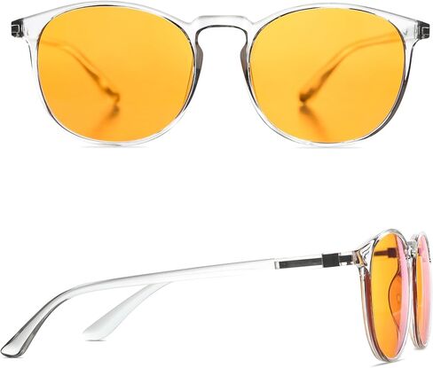 JW MARRIOTT Spring Hinges Blue Light Blocking Glasses for Women/Men, Fake Eyeglasses Square Fashion Retro Vintage Frame, Anti UV Ray Computer Gaming Glasses with Clear Lens (Light Black) in Saudi Arabia
