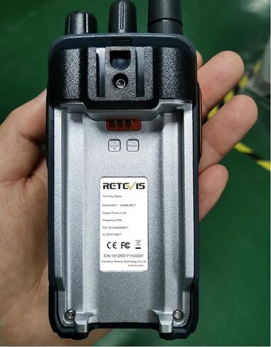 أجهزة راديو محمولة من Retevis RB17V MURS، جهاز اتصال لاسلكي مع سماعة أذن، بطارية قابلة لإعادة الشحن 4400 مللي أمبير في الساعة، حركة مرور منخفضة، USB-C، أجهزة راديو أعمال متينة ثنائية الاتجاه للمزرعة والمتاجر الكبرى والمرائب تحت الأرض (10 عبوات) in Saudi Arabia