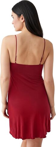 Wacoal Women's Dramatic Interlude Chemise, Deep Red, Medium in Saudi Arabia