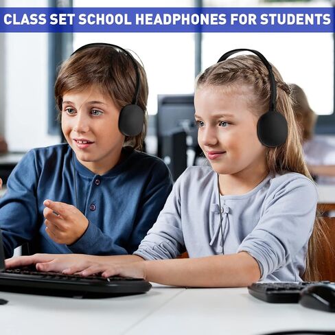 Konohan 18 Pack Headphones Classroom 3.5mm Wired Kids School, Multicolor in Kuwait