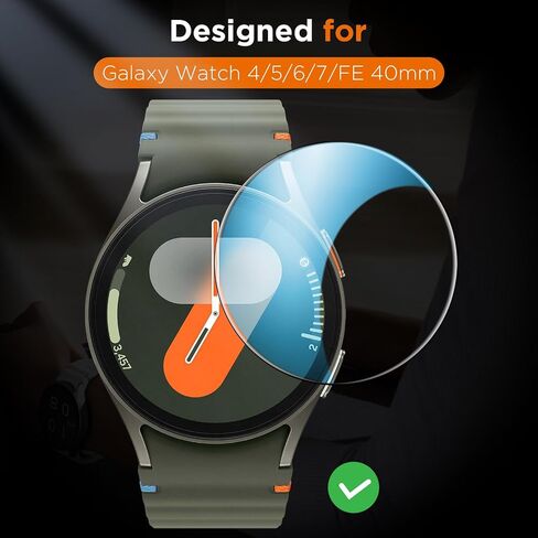 LK 6 Pack Samsung Galaxy Watch 5 40mm / Galaxy Watch 4 40mm / Galaxy Watch Active 2 40mm, [UPGRADE] Max Coverage, HD Clear Soft film, Smart Watch film for Galaxy Watch 40mm, Anti-Scratch Self-Healing in Saudi Arabia