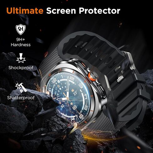 LK 6 Pack Samsung Galaxy Watch 5 40mm / Galaxy Watch 4 40mm / Galaxy Watch Active 2 40mm, [UPGRADE] Max Coverage, HD Clear Soft film, Smart Watch film for Galaxy Watch 40mm, Anti-Scratch Self-Healing in Saudi Arabia