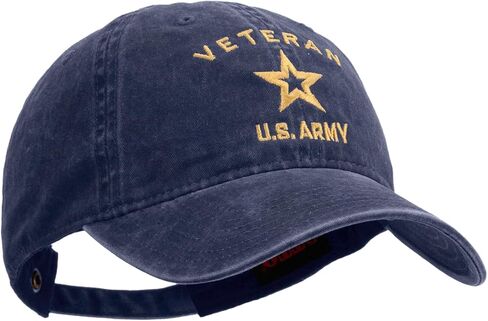 e4Hats.com US Army Veteran Military Embroidered Washed Cap in Saudi Arabia