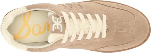 Sam Edelman Women's Tenny Sneaker, Taupe Suede, 8 in Saudi Arabia