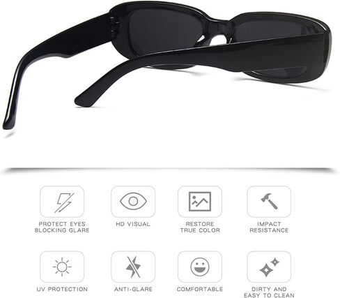 YQVIE 20 Pack Small Retro Rectangle Sunglasses for Women Men in Bulk Trendy Square Glasses UV400 Protection in Kuwait