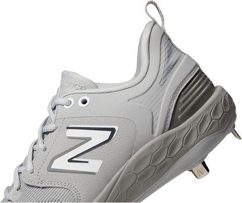 New Balance Men's Fresh Foam X 3000 V6 Metal Baseball Shoe, Black/White, 12 Wide in Saudi Arabia