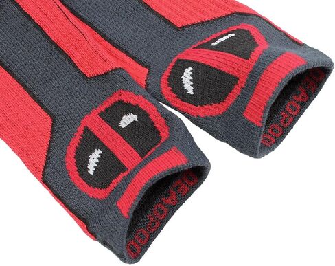 Marvel Deadpool Adult Crew Socks, Fits Men's shoe size 8-12 in Saudi Arabia