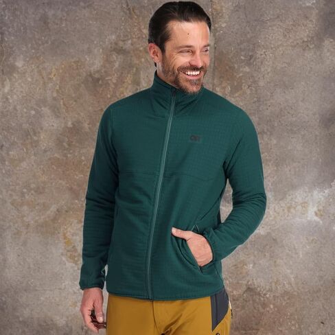 Outdoor Research Men’s Vigor Plus Fleece Jacket – Water & Wind Resistant Jacket in Saudi Arabia