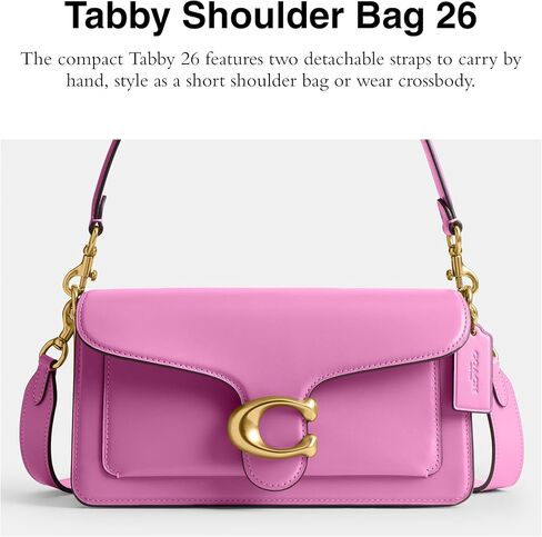 Coach Polished Pebble Leather Tabby Shoulder Bag 26 Refresh in Saudi Arabia