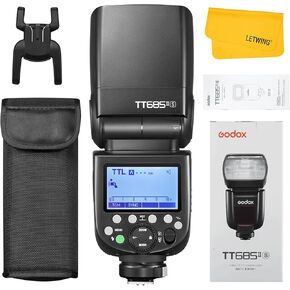 Godox TT685II-S Camera Flash Speedlite for Sony, TTL Flash Speedlight 2.4G Wireless X System GN60 1/8000s HSS Flashlight, Quick-Release Lock, Compatible for Sony DSLR Cameras