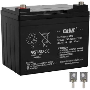 بطارية بديلة PM1208 12 فولت 0.8 أمبير SLA مع محطة WL من Casil 2 Pack in Kuwait