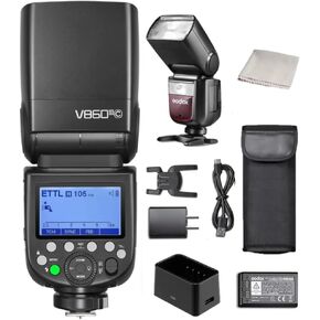 Godox V860III-S for Sony Camera Flash Speedlight Speedlite Light, 76Ws 2.4G TTL HSS 1/8000s, 2600mAh Battery, 480 Full-Power Flashes, 0.01-1.5s Recycle Time, 10 Levels LED Modeling Lamp Light for Sony in Saudi Arabia
