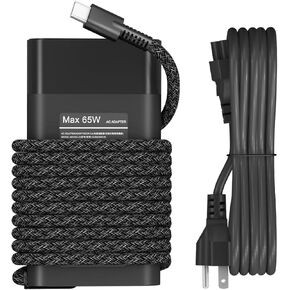 New Slim HP 65W USB C Charger for HP Spectre X360 14 2 in 1,Spectre,Elitebook x360, Pavilion Envy Elite x2 Fast Charging USB C Chromebook Charger Travel Laptop Power Adapter
