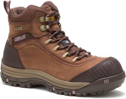 حذاء Cat Footwear النسائي Ally مقاس 6 بوصات مقاوم للماء من الأمام للصناعة والبناء in Kuwait