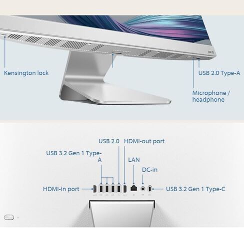 ASUS Vivobook 15X OLED Laptop, 15.6" FHD OLED Display, AMD Ryzen™ 7 7730U CPU, 16GB RAM, 1TB SSD, Windows 11 Home, Indie Black, S3504YA-DS77 in Saudi Arabia