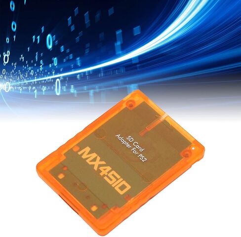 محول قارئ Zunate PS2 MX4SIO SIO2SD، محول MX4SIO TF بديل ثابت يدويًا لجهاز PS2 (أزرق) in Kuwait