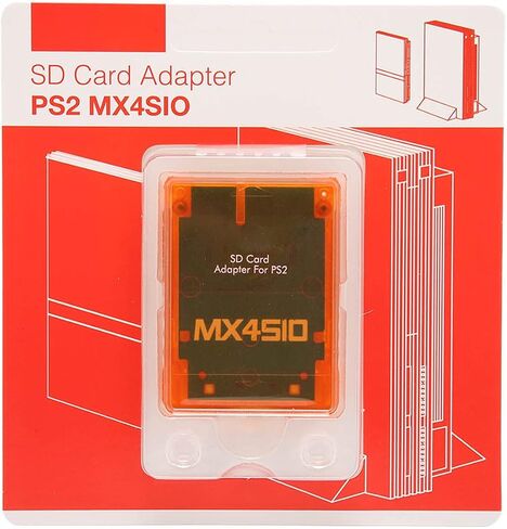 محول قارئ Zunate PS2 MX4SIO SIO2SD، محول MX4SIO TF بديل ثابت يدويًا لجهاز PS2 (أزرق) in Kuwait
