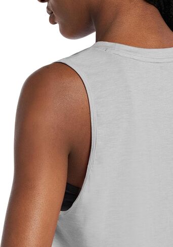 BALEAF Workout Tops for Women Crop Tank Top Quick Dry Athletic Gym Exercise Sleeveless Shirts Muscle Yoga Loose Fit 2-Pack Heather Gray XS in Saudi Arabia
