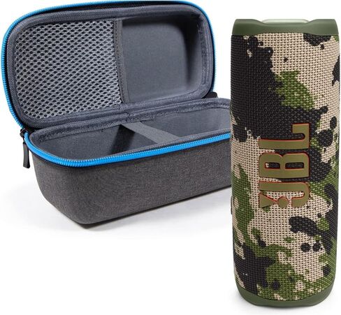 JBL Flip 6 Waterproof Portable Wireless Bluetooth Speaker Bundle with divvi! Premium Hardshell Case - Black in Kuwait