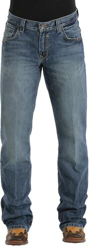 Cinch Men's Carter Relaxed Fit Jean, Medium Stone Wash, 27W x 34L in Saudi Arabia