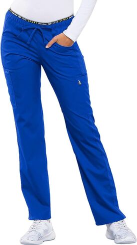 Cherokee Women's Luxe Sport Mid Rise Straight Leg Pull-on Pant in Saudi Arabia