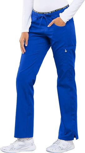 Cherokee Women's Luxe Sport Mid Rise Straight Leg Pull-on Pant in Saudi Arabia