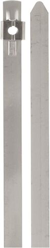 BAND-IT AS2119 304 Stainless Steel Cable Tie, 1/4" Width, 10" Length, 2" Maximum Diameter, Bag of 100 in Saudi Arabia