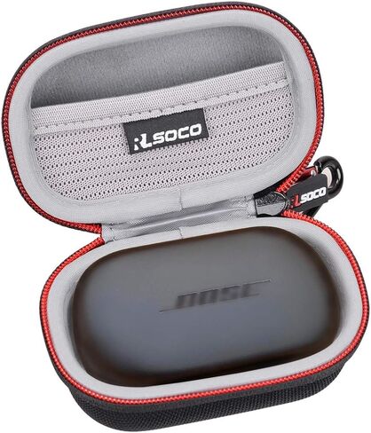 حافظة صلبة RLSOCO لسماعات الأذن Bose QuietComfort المانعة للضوضاء ولسماعات الأذن اللاسلكية Bose Sport Earbuds (رمادي) in Kuwait