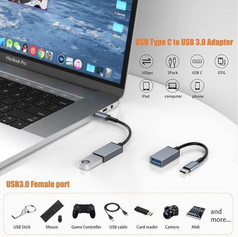 سن شوت محول كاميرا USB انثى او تي جي متوافق مع موبايل 12 11 X SE 8 7 وايباد يدعم الكاميرا وقارئ البطاقات وذاكرة فلاش USB والماوس والكيبورد والمحاور وميدي in Kuwait
