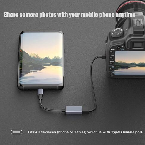 سن شوت محول كاميرا USB انثى او تي جي متوافق مع موبايل 12 11 X SE 8 7 وايباد يدعم الكاميرا وقارئ البطاقات وذاكرة فلاش USB والماوس والكيبورد والمحاور وميدي in Kuwait